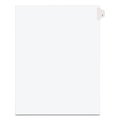 Avery Dennison Numerical Index Tab 8-1/2 x 11", #1, White, PK25 11911